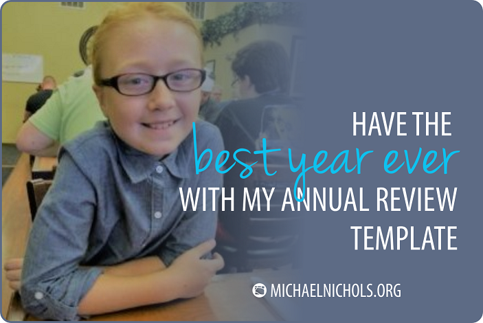 Annual Review Template Download Best Year Ever Michael Nichols Simple Leadership